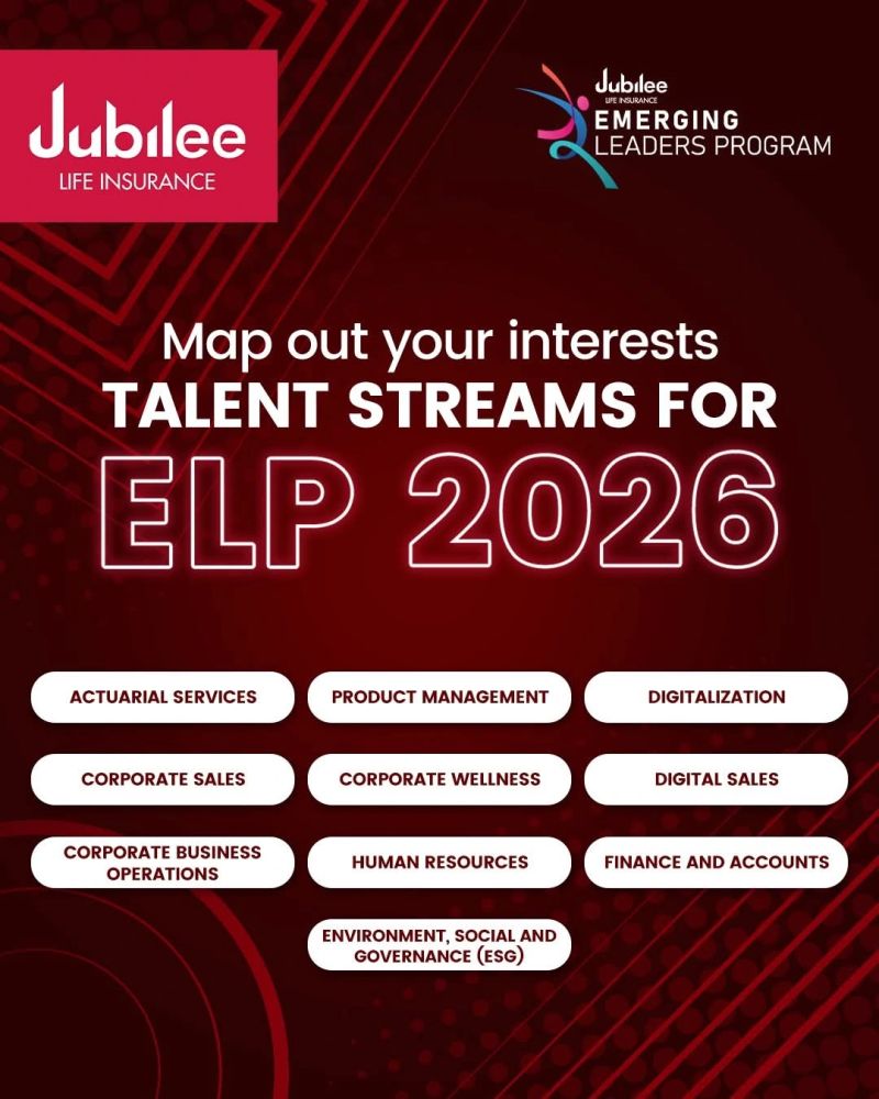 Jubilee Life Insurance Management Trainee Program 2026