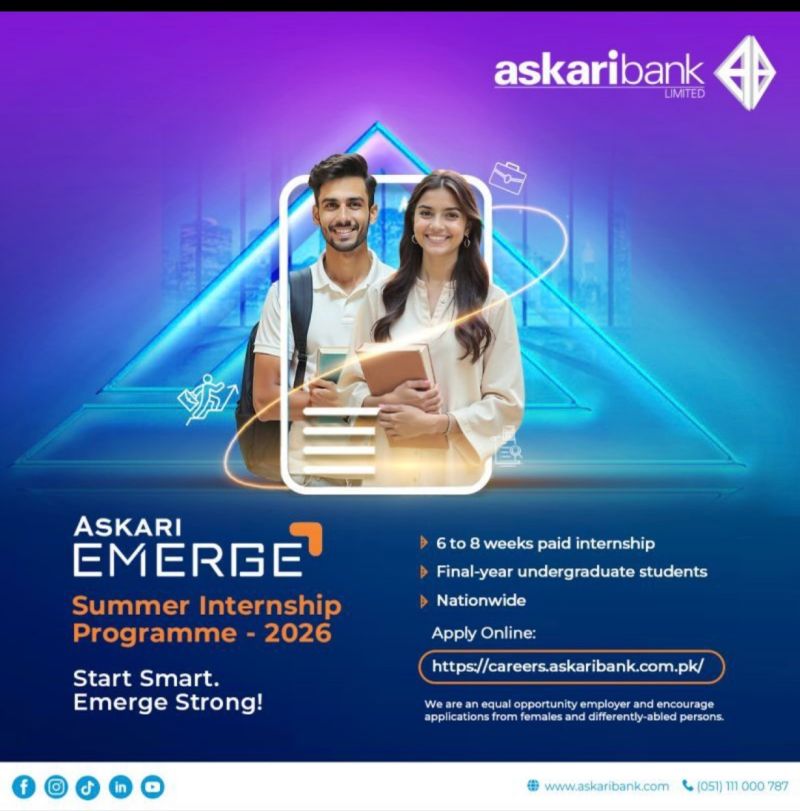 Askari Bank Paid Internship Program 2026