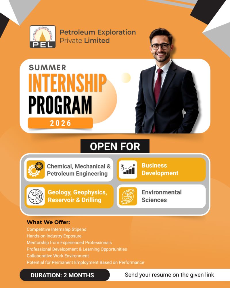 Petroleum Exploration Limited Summer Internship Program 2026 