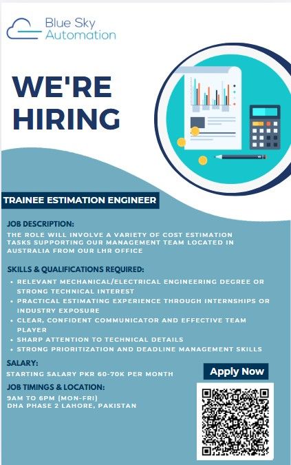 Blue Sky Automation - Trainee Engineers Jobs 2026