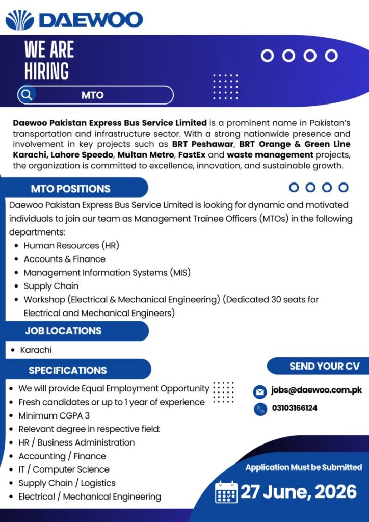 Management Trainee Officer Jobs 2026