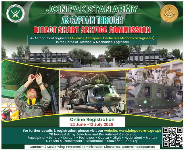 Pakistan Army Jobs 2026 - Join as Captain