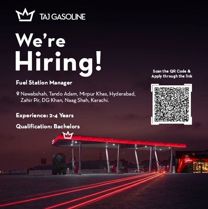 Taj Gasoline Fuel Station Manager Jobs 2026 – Multiple Vacancies 